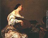 Giuseppe Maria Crespi The Scullery Maid painting